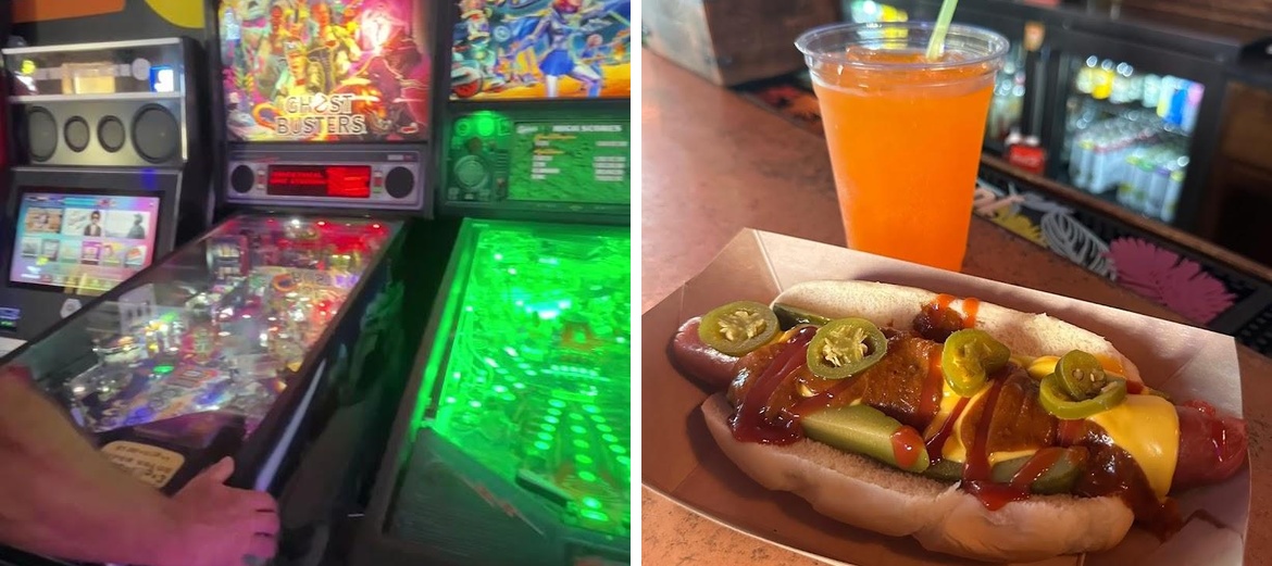 Patrick's Arcade Bar Menu