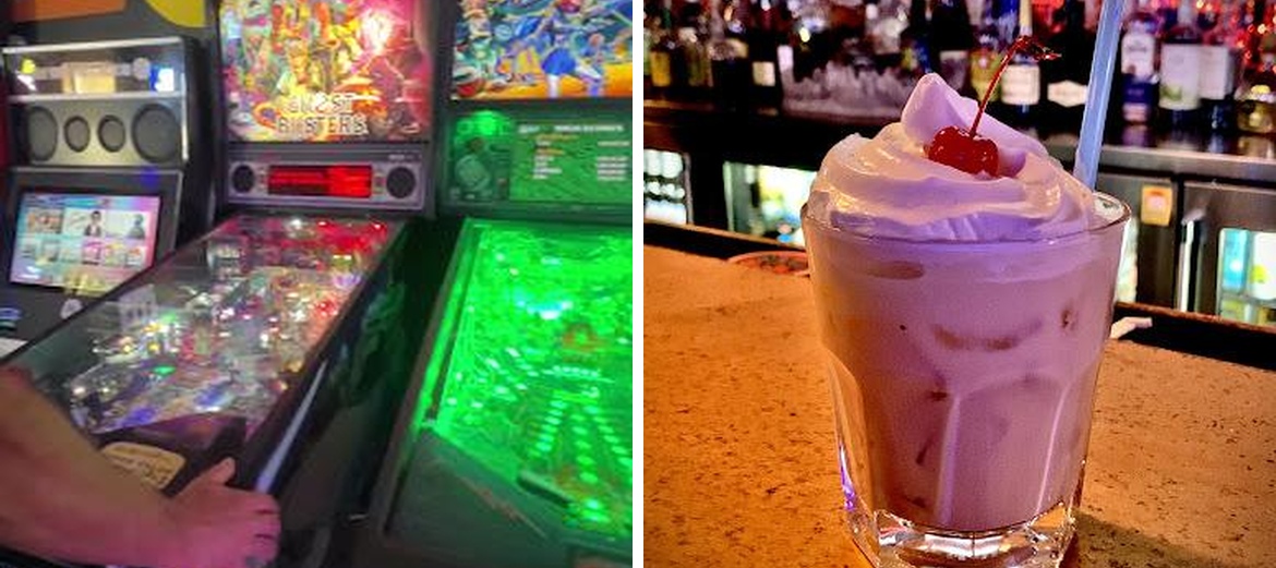 Patrick's Arcade Bar Menu